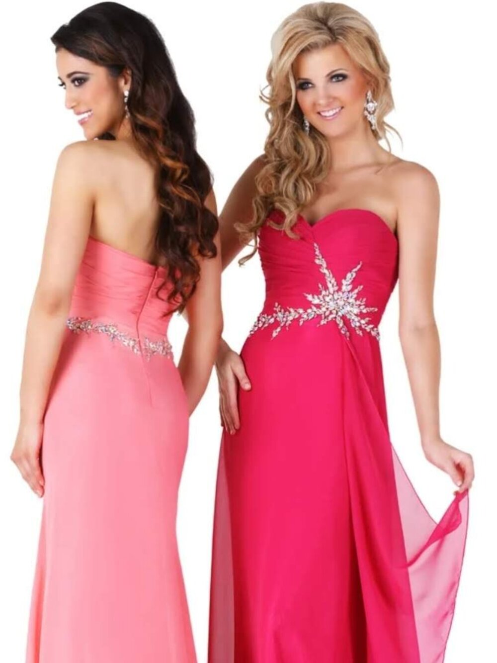 Karishma 3748 Size 14 Pink Prom Dress